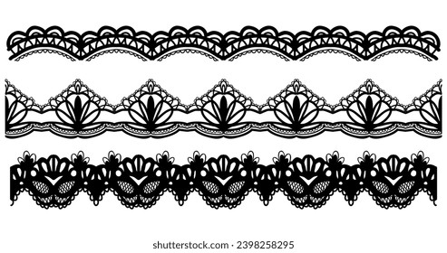 lace ornament set border collection