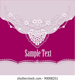  lace ornament vector