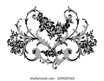 lace ornate element. vector illustration