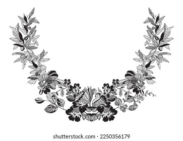lace ornate element. vector illustration