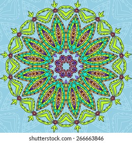 Lace pattern, circle background, seamless texture