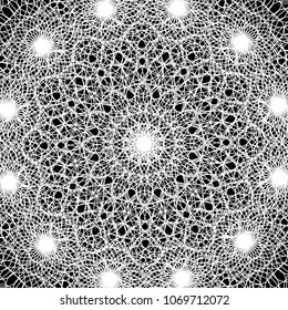 A lace pattern is featured in an abstract background illustration.