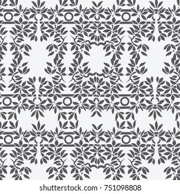 Lace pattern with flowers. Infinitely wallpaper, decoration for your design, lingerie and jewelry. Your invitation cards, wallpaper.