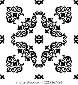 lace pattern geometric vector