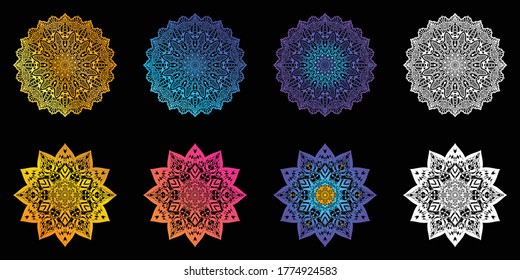 lace pattern or mandala to beautify your design