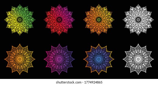 lace pattern or mandala to beautify your design