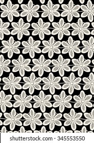 Lace pattern in vector