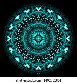 Lace Patterns Mandala. Vintage decorative elements Hand drawn background