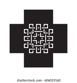 Lace patterns, square lattice ornaments for laser cutting or wood carving, cutout paper templates, elegant vector backgrounds.