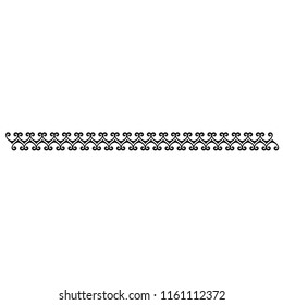 lace ribbon seamless ornament pattern black - band art tattoo