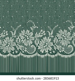 Lace Ribbon. Seamless Pattern.