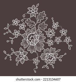 Lace romantic vector clip arts