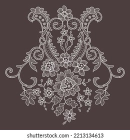 Lace romantic vector clip arts