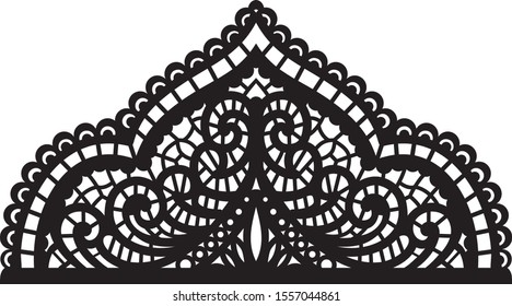 lace corner design