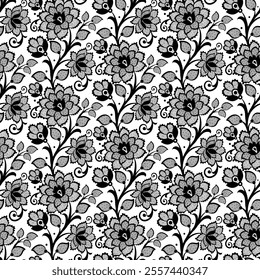 Lace seamless background Geometric ethnic oriental ikat seamless pattern Design for background,carpet,wallpaper,clothing,wrapping,Batik,fabric, embroidery style