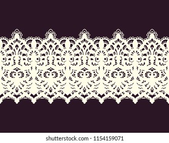 Lace seamless pattern