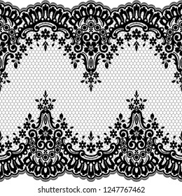 Traditional Ethnic Geometric Shapes Border Mughal Stock Illustration ...