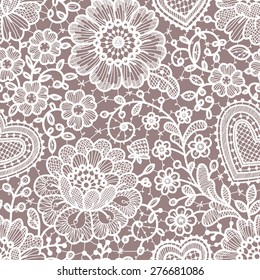 Lace Seamless Pattern.