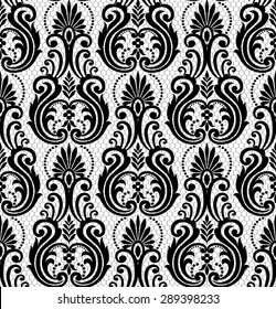 Lace seamless pattern