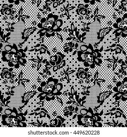 Lace Seamless Pattern Stock Vector (Royalty Free) 449620228 | Shutterstock