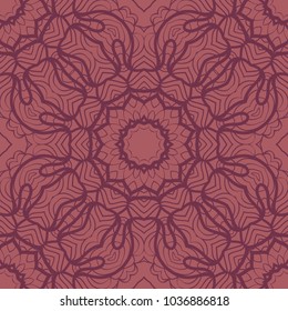 Lace seamless pattern. floral ornament. Creative Vector illustration. for design invitation, background, wallpaper