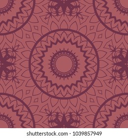 Lace seamless pattern. floral ornament. Creative Vector illustration. for design invitation, background, wallpaper