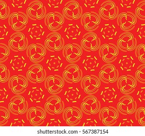 Lace seamless pattern with floral ornament. Creative Vector illustration. for design invitation, background, wallpaper