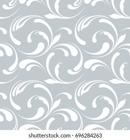 Lace seamless pattern with flowers. Floral texture for wallpaper, fabric, textile, wrapping.