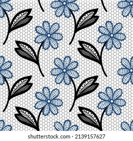 Enciende un patrón impecable con flores y hojas. Vector
