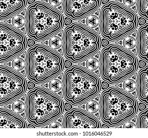 Lace seamless pattern with flowers on white background. Lace repeating floral pattern. Orient traditional background. Unusual ornament. Indian, islamic, asian, ottoman, arabic motif. 
