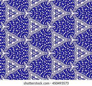 Lace seamless pattern with flowers on white background. Lace repeating floral pattern. Orient traditional background. Lace unusual ornament. Indian, islamic, asian, ottoman, arabic motif. 