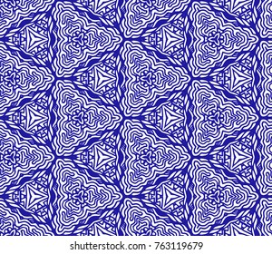 Lace seamless pattern with flowers on white background. Lace repeating floral pattern. Orient traditional background. Unusual ornament. Indian, islamic, asian, ottoman, arabic motif. 