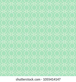 Lace seamless pattern with ornament on green background