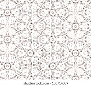 Lace seamless texture. Seamless pattern. Floral lightning ornament. Abstract geometric kaleidoscope seamless background.