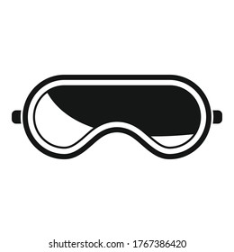 Lace sleeping mask icon. Simple illustration of lace sleeping mask vector icon for web design isolated on white background
