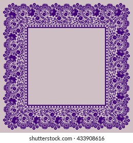 Lace Square Frame