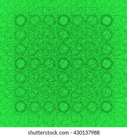 lace thin net. lace thin wire on a bright green background.
