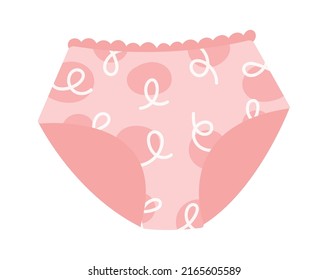 Lace women underwear. Beauty and Fashion icon. Vector illustration