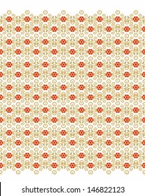 Laced decorative pattern