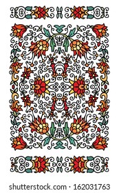 Laced floral composition