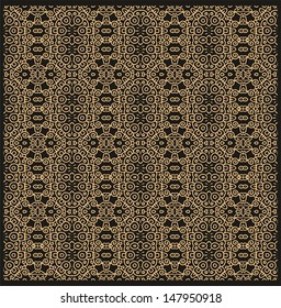 Laced ornamental  pattern