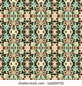 Laced seamless pattern