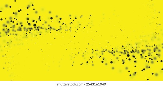 lack dots scattered on a vibrant yellow background, creating a bold and eye-catching pattern, perfect for playful, modern, and graphic design projects