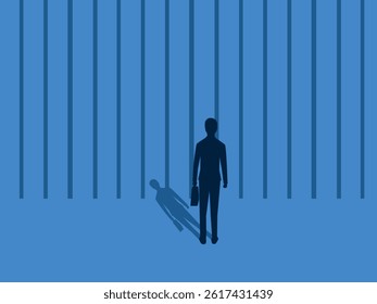 Lack of freedom, businessmen are in cages