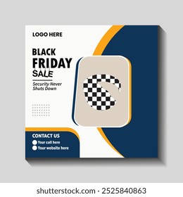 Black Friday Big Sale Social Media Post Design Modelo