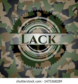 Lack on camouflaged pattern. Vector Illustration. Detailed.
