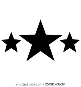 lack stars, white background, bold graphic design, sharp contrast, minimalist composition, symmetrical layout, geometric shapes, simple pattern, monochrome artwork, clean lines, abstract design,