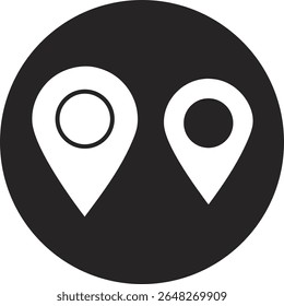 lack and white cartoon owl face icon vector illustration with big eyes, a happy smile, and a friendly character design