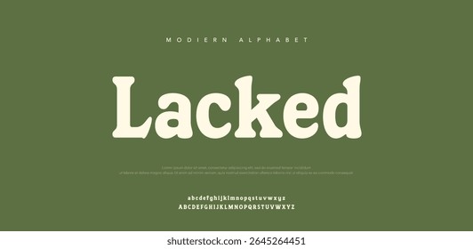 Faltava um número mínimo de fontes do alfabeto de logotipo moderno. Tipografia minimalista urbana sana serif digital fashion futuro criativo logos fontes. ilustração vetorial 