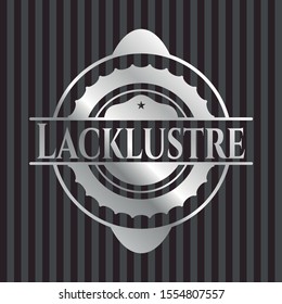 Lacklustre Silvery Shiny Badge Vector Illustration Stock Vector ...